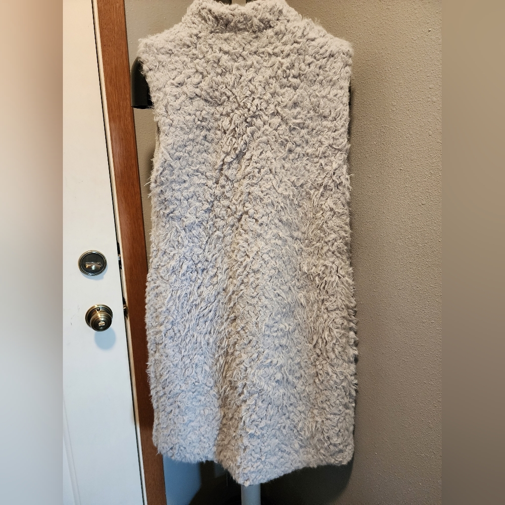 Light Blue Vest by Ashley - Picture 3 of 4
